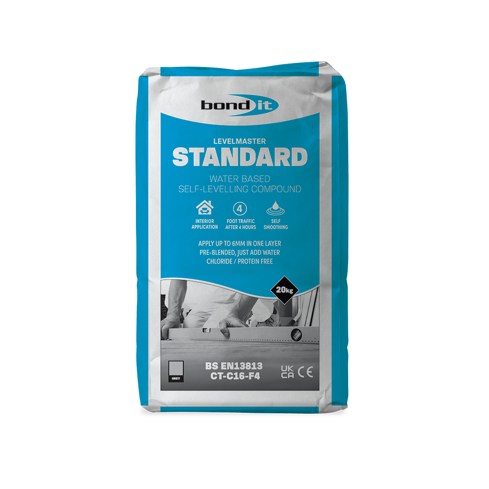 BONDIT LEVELMASTER SELF LEVEL FLOOR COMPOUND GREY 20KG st